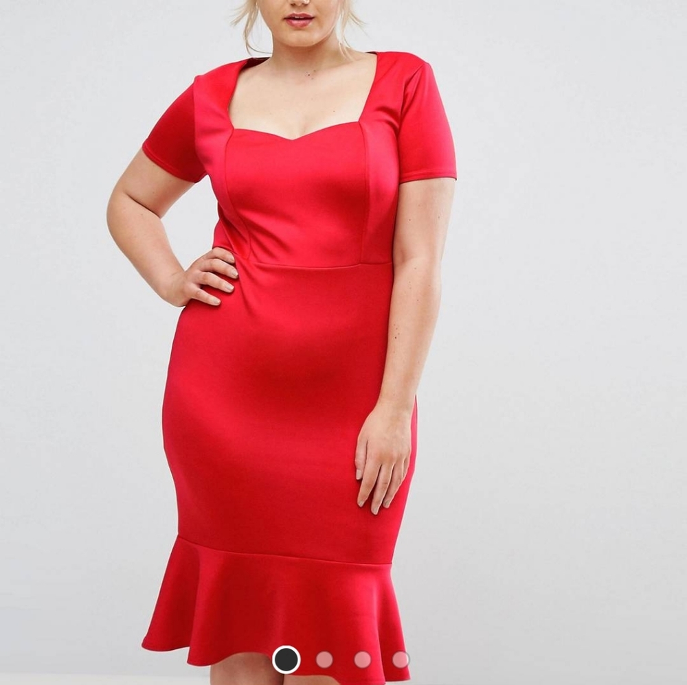 NWT Club L Size 24 Office Sweetheart Dress